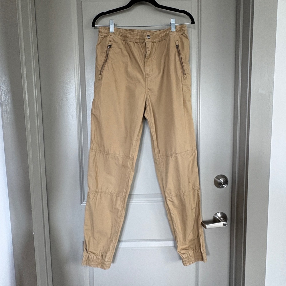 Polo Ralph Lauren Kids Joggers Zip Pockets Tan Khaki XL 18-20